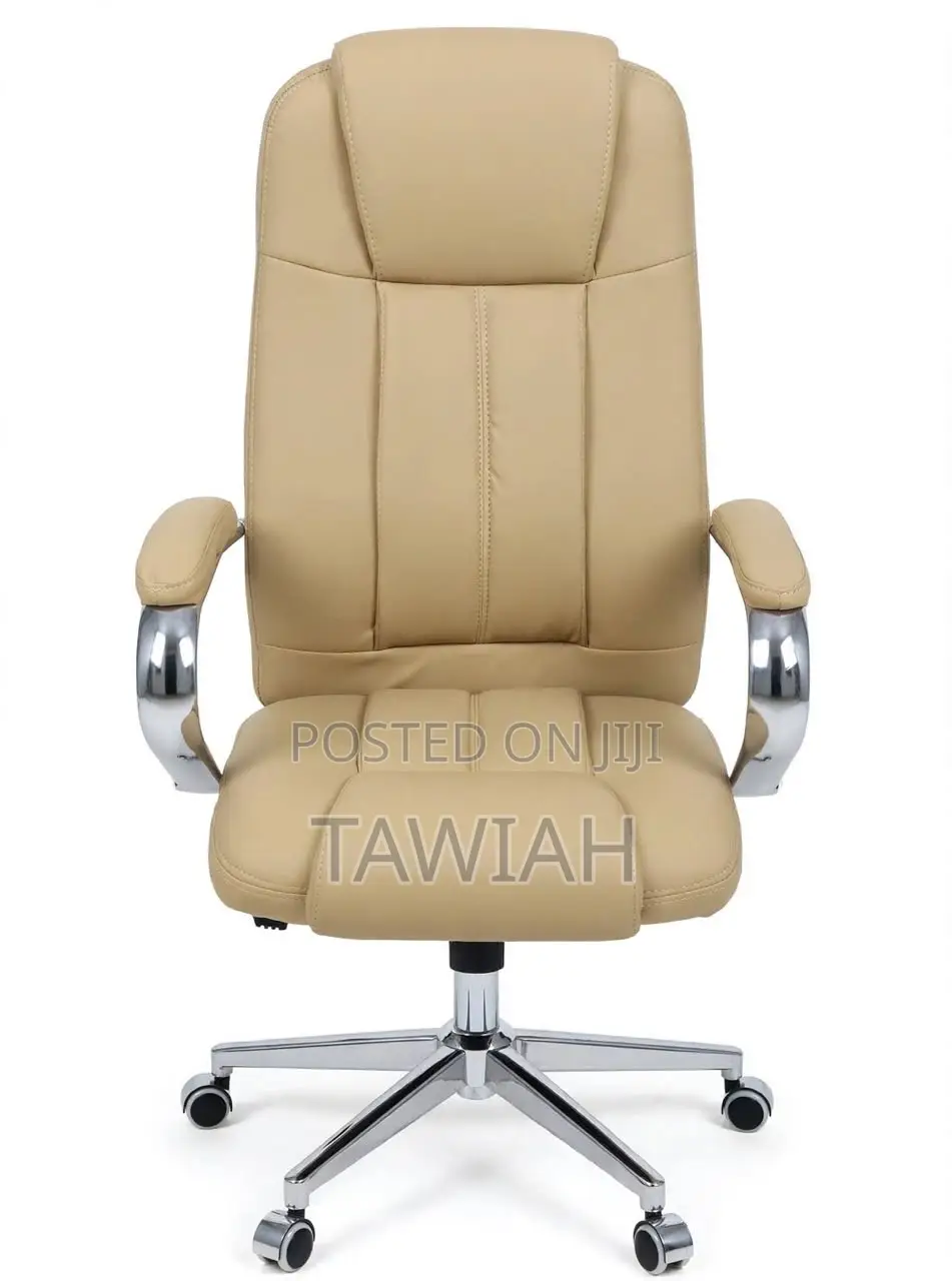 Cream Beige Executive Office Chair