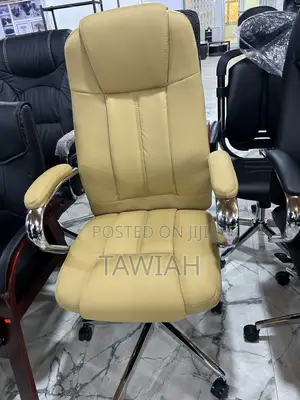 Cream Beige Executive Office Chair