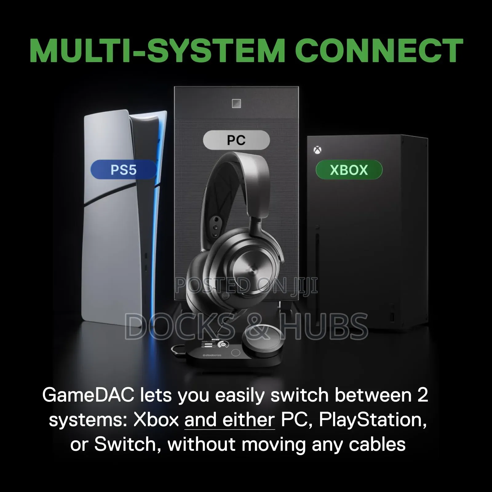 The SteelSeries Arctis Nova Pro Wired Multi-System Gaming Headset