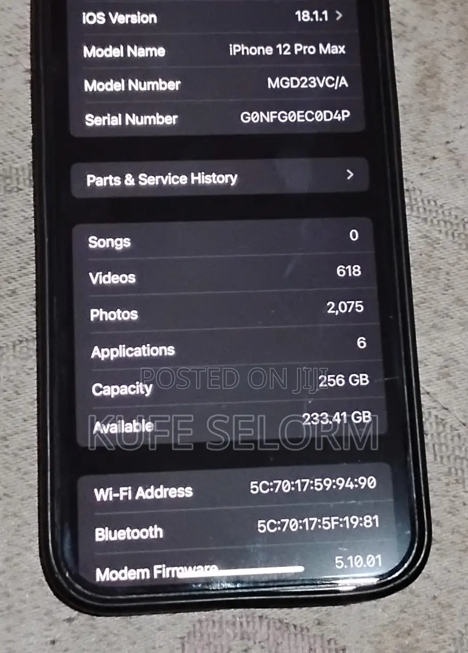 New Apple iPhone 12 Pro Max 256 GB Blue