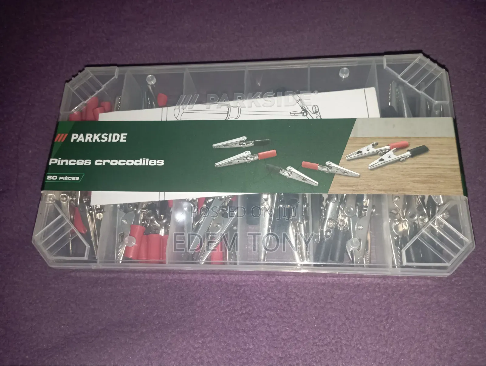 PARKSIDE Alligator Clip Set 80pcs Suitable for Cable Cross Sections
