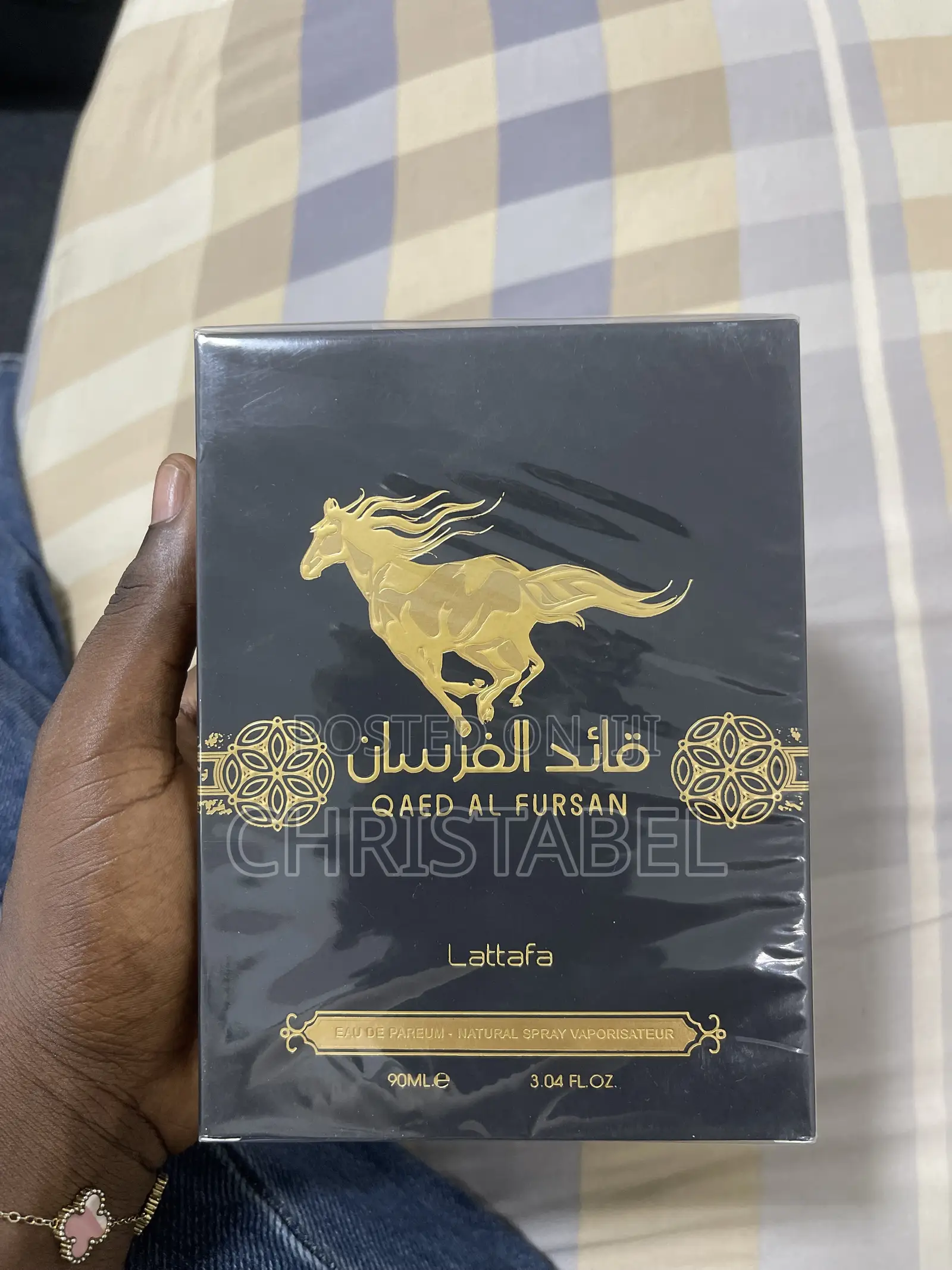 Original Lattafa Qaed Al Fursan Eau De Parfum Unisex Perfume