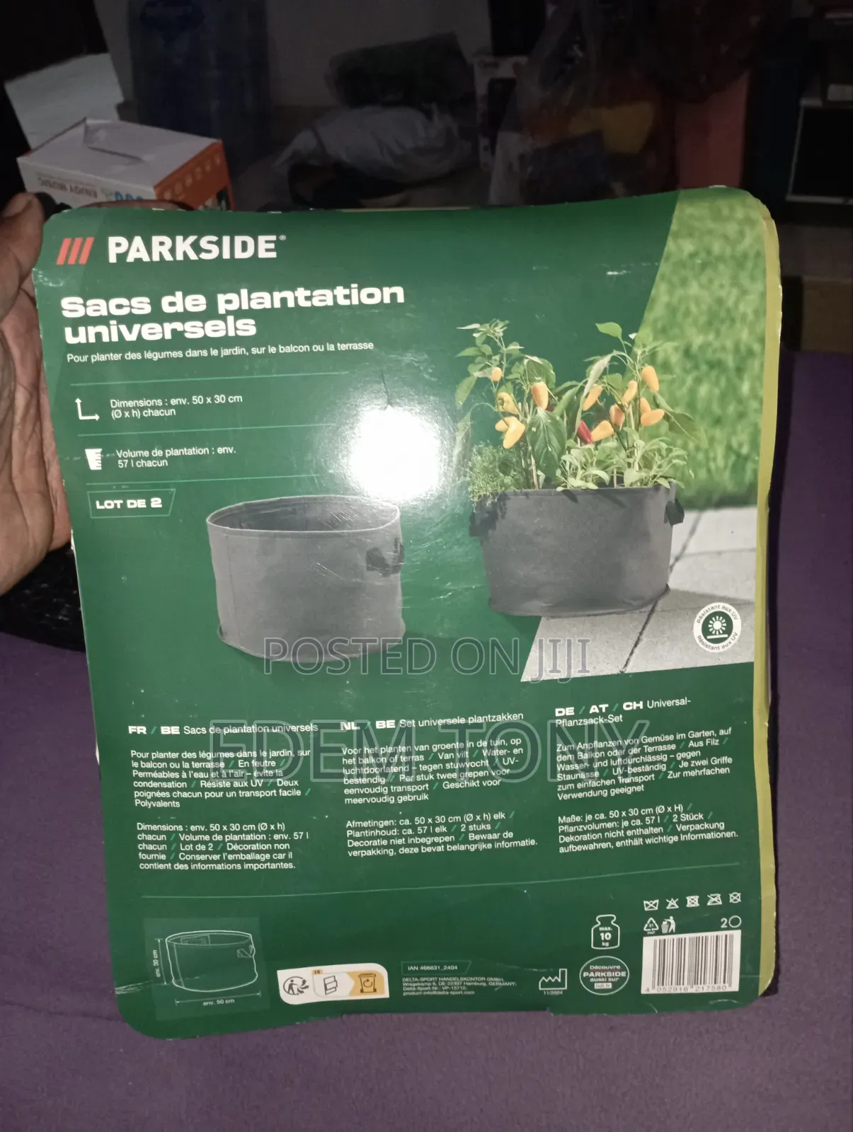 Parkside Universal Grow Bags Designed for Growing Vegetables-2pcs