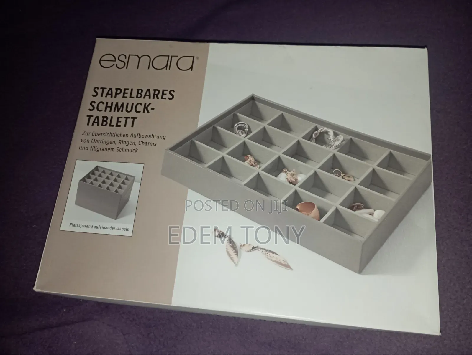 Esmara Stackable Jewelry Tray