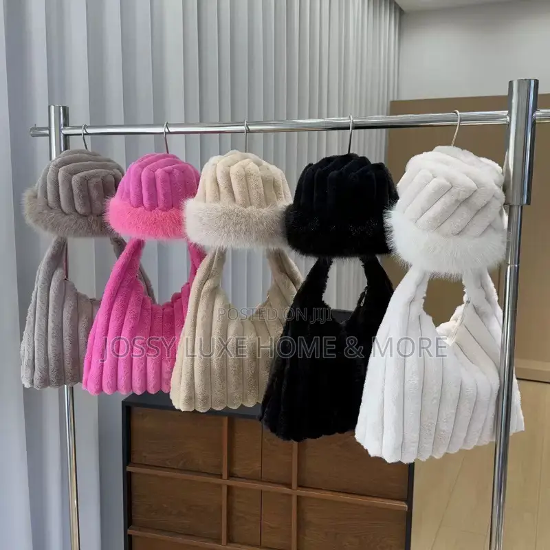 Fluffy Tote Bag + Hat