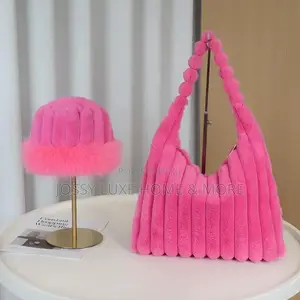 Fluffy Tote Bag + Hat