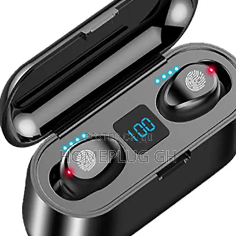 Wireless Earbuds With LED Display Charging Case