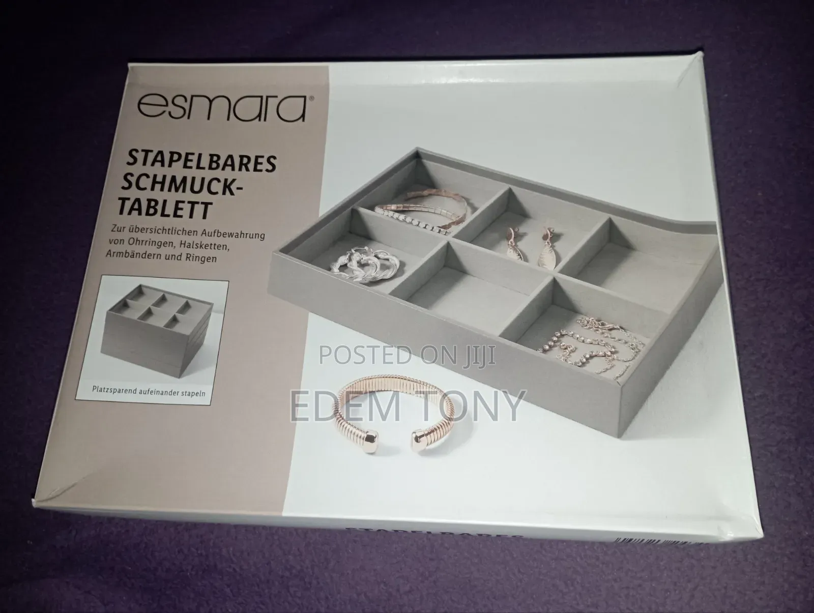Esmara Stackable Jewelry Tray