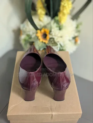 Maiernisi Burgundy Leather Pumps