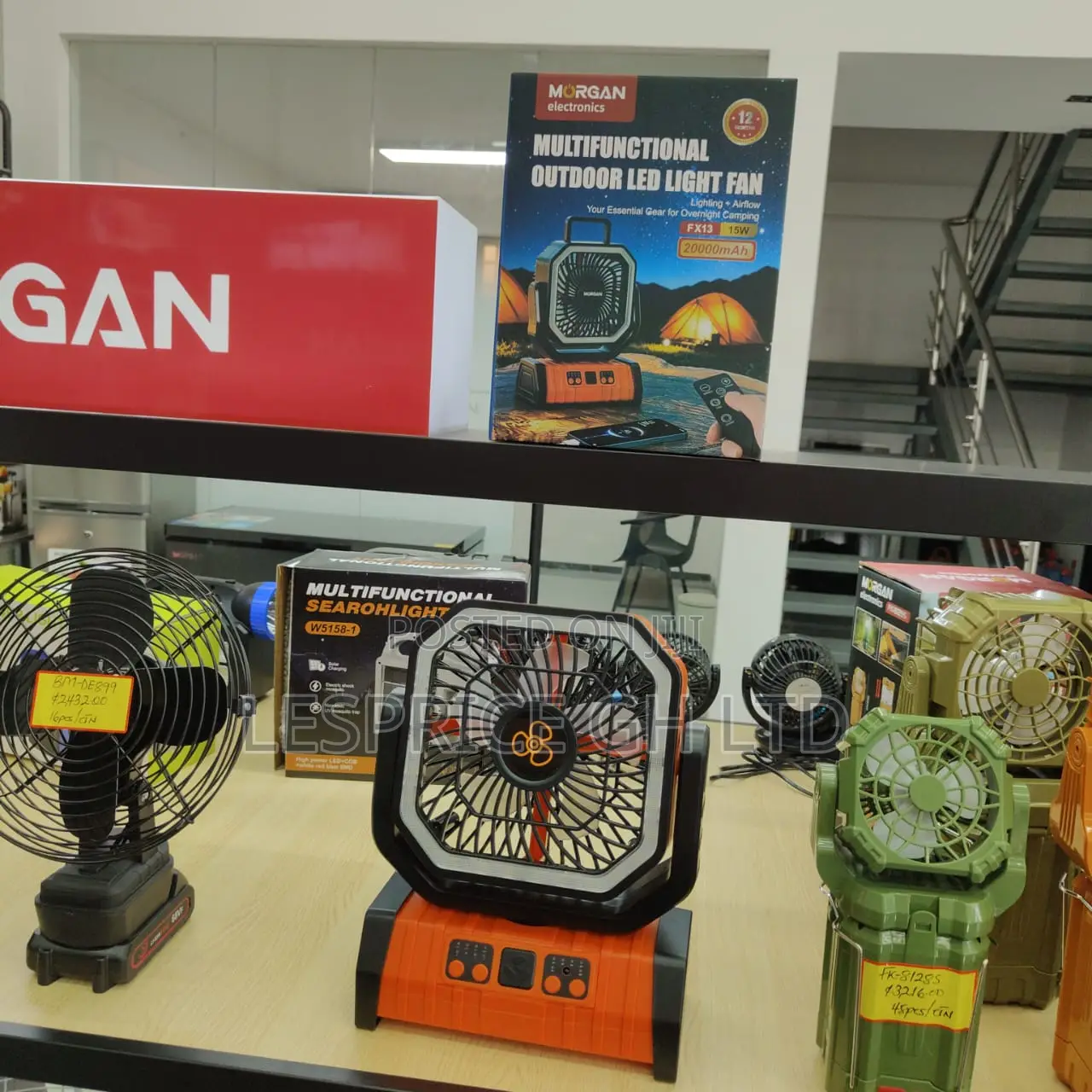 Promo Promo on Our New Morgan 4-Speed Multipurpose Rechargeable Fan