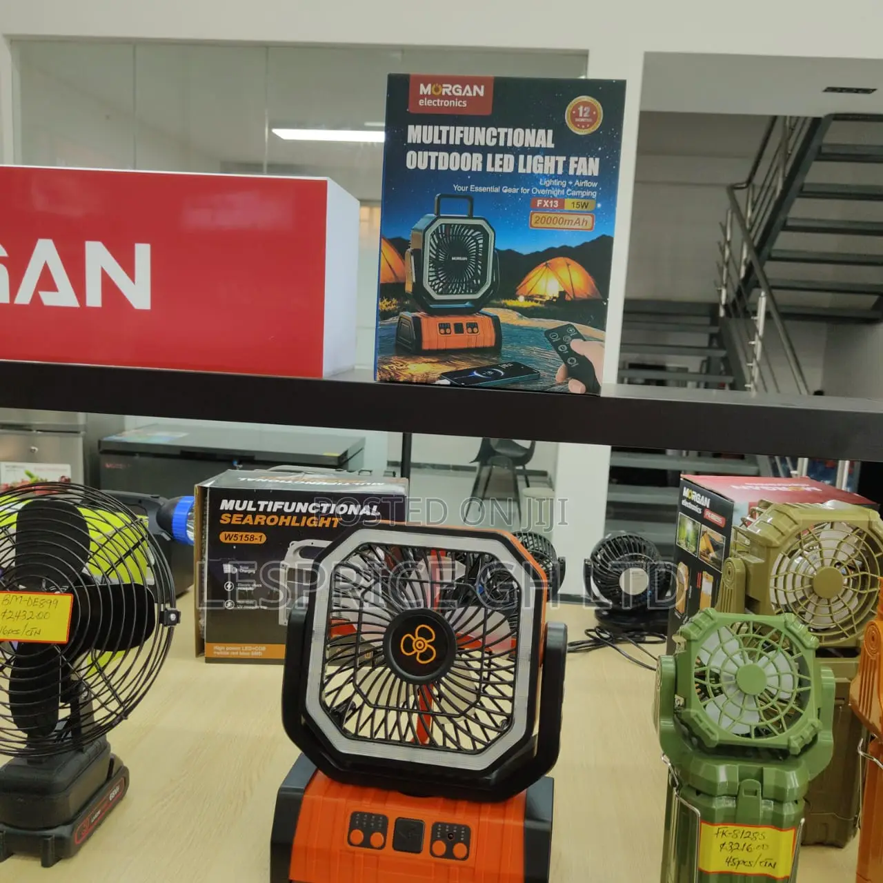 Promo Promo on Our New Morgan 4-Speed Multipurpose Rechargeable Fan