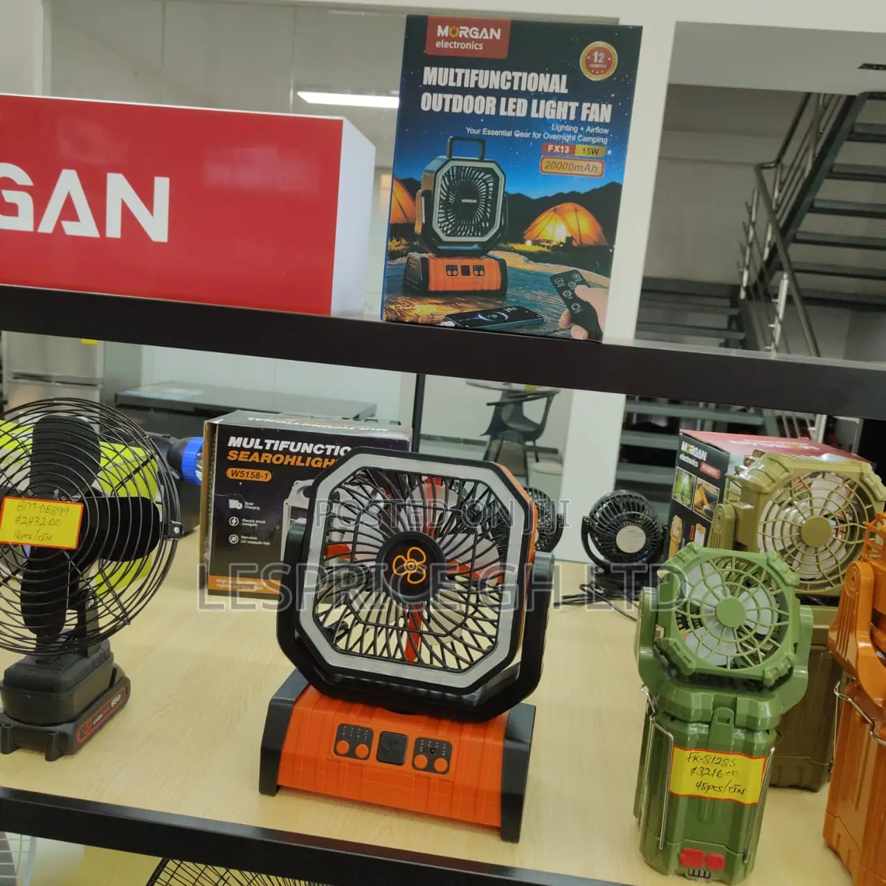 Falaa Deal of the Moment on Our Allnew Morgan 4-Speed Rechargeable Fan