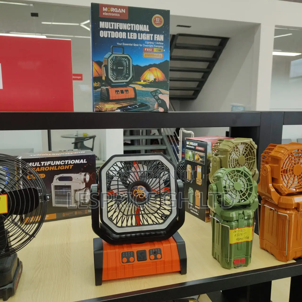 Falaa Deal of the Moment on Our Allnew Morgan 4-Speed Rechargeable Fan