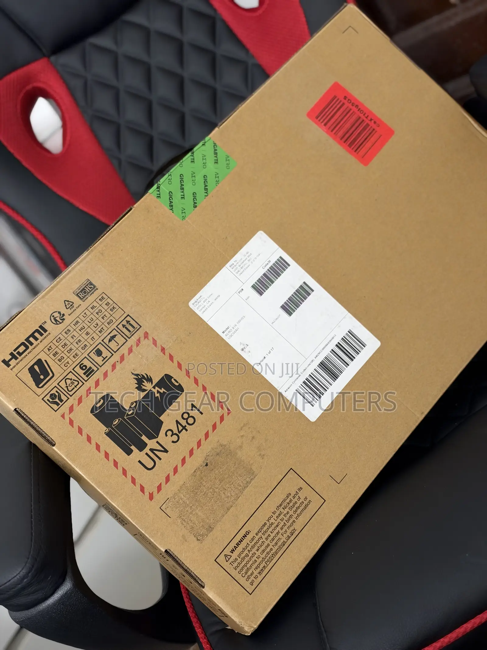 New Laptop Gigabyte AERO 16 16GB AMD Ryzen 7 SSD 1T