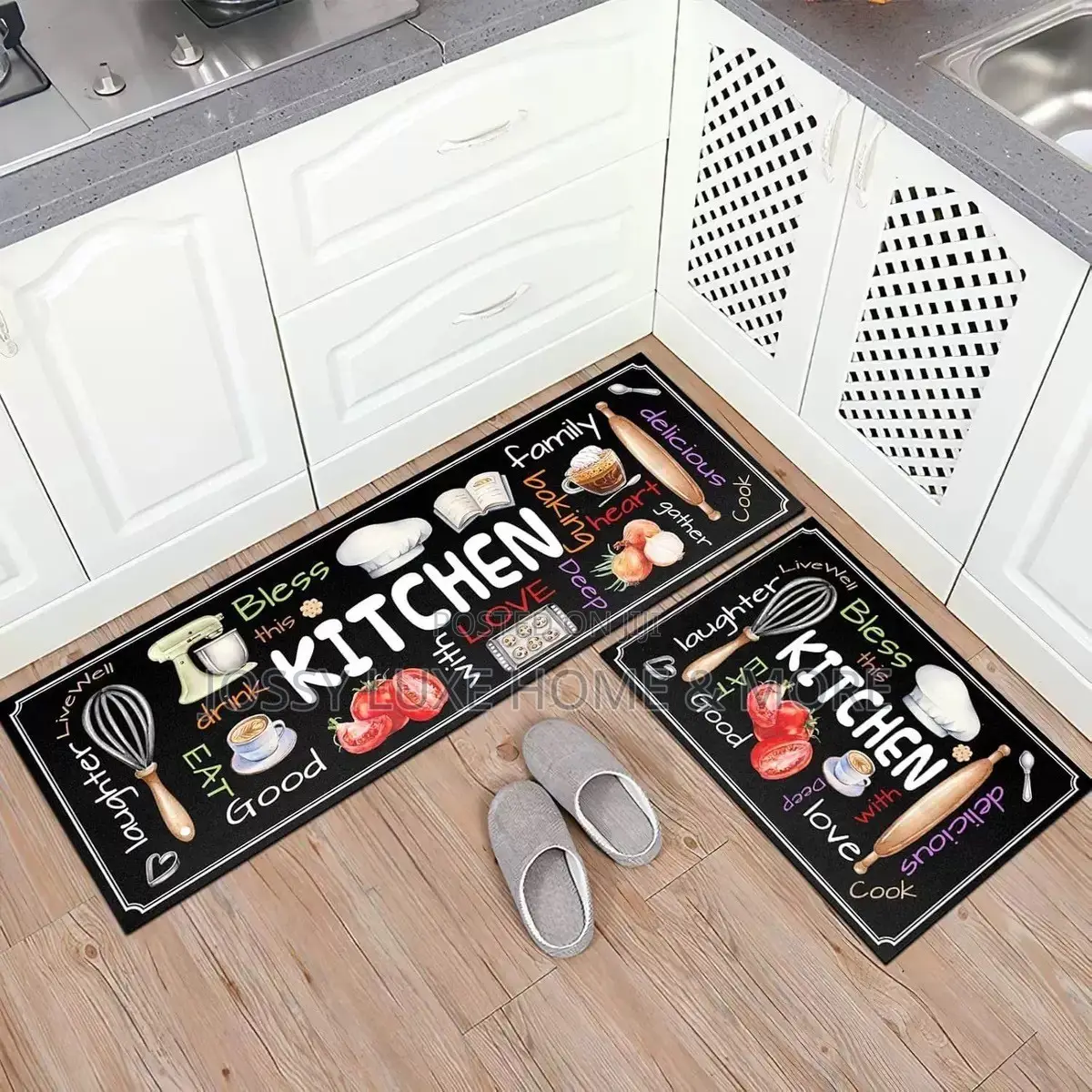2 in 1 Supper Kitchen Absorbent Mat