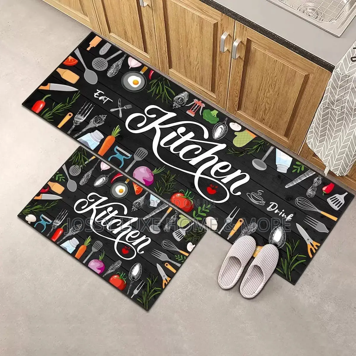 2 in 1 Supper Kitchen Absorbent Mat