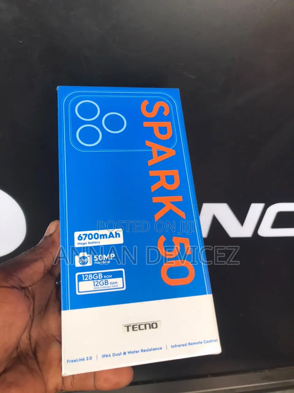 New Tecno Spark 50 128 GB Gray