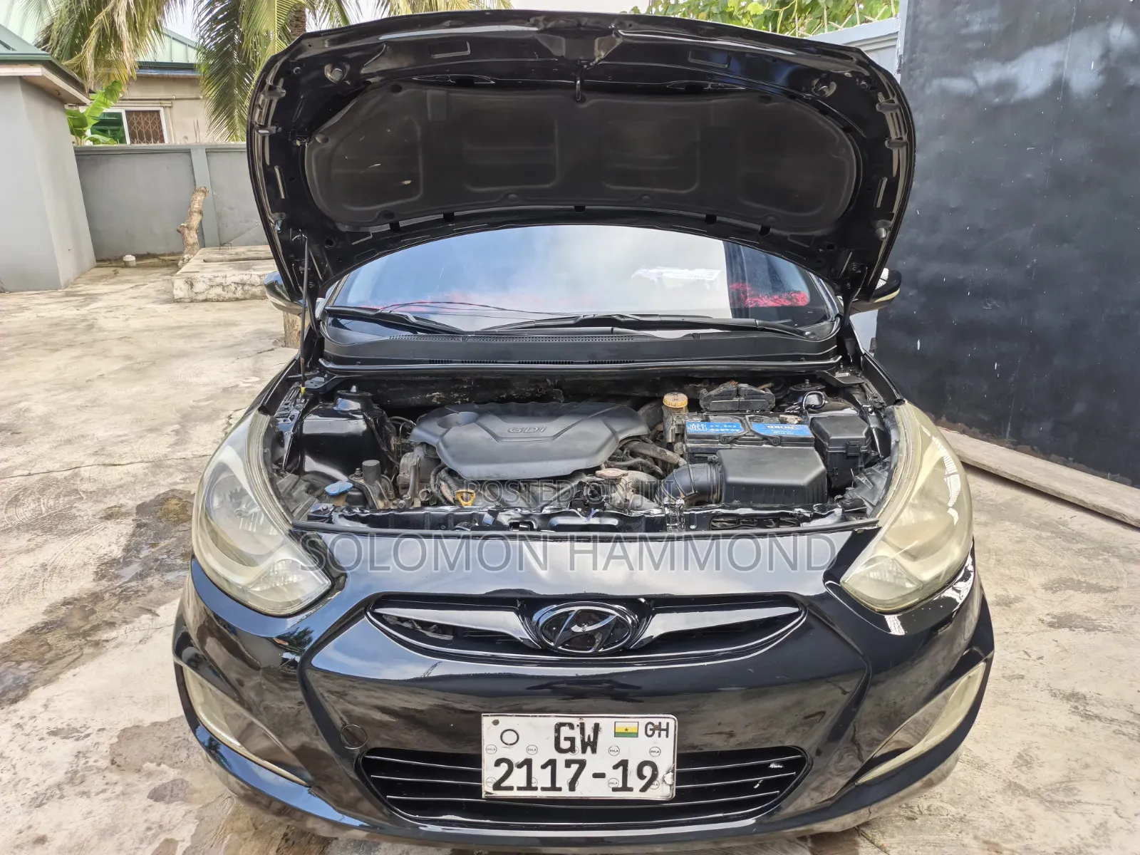 Hyundai Accent 2014 Black