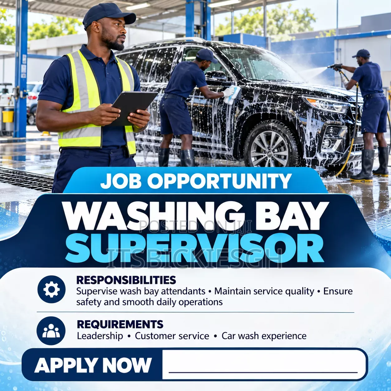 Washing Bay Supervisor