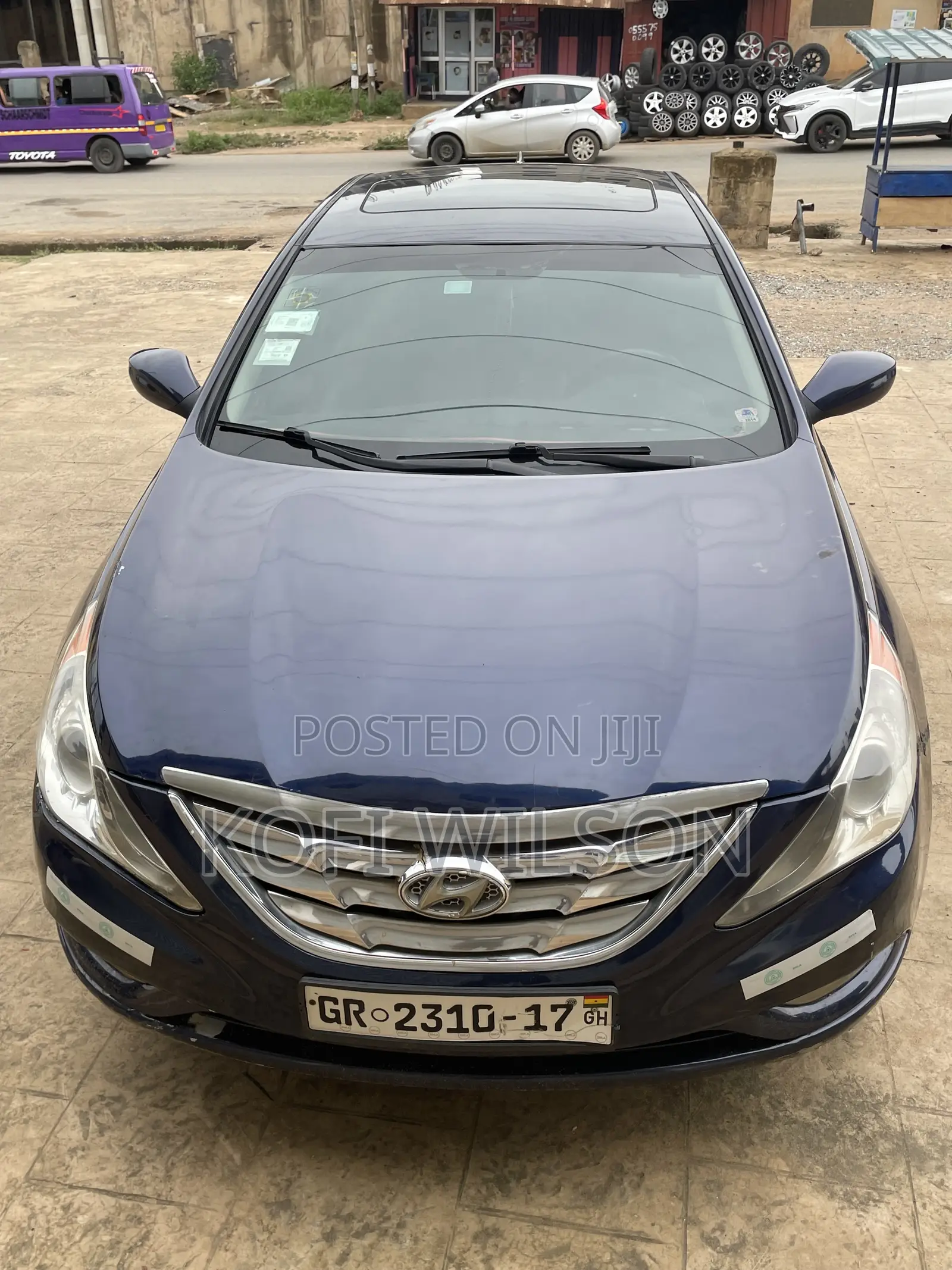 Hyundai Sonata Limited 2.0T Sedan (2.0L 4cyl 6A) 2011 Blue