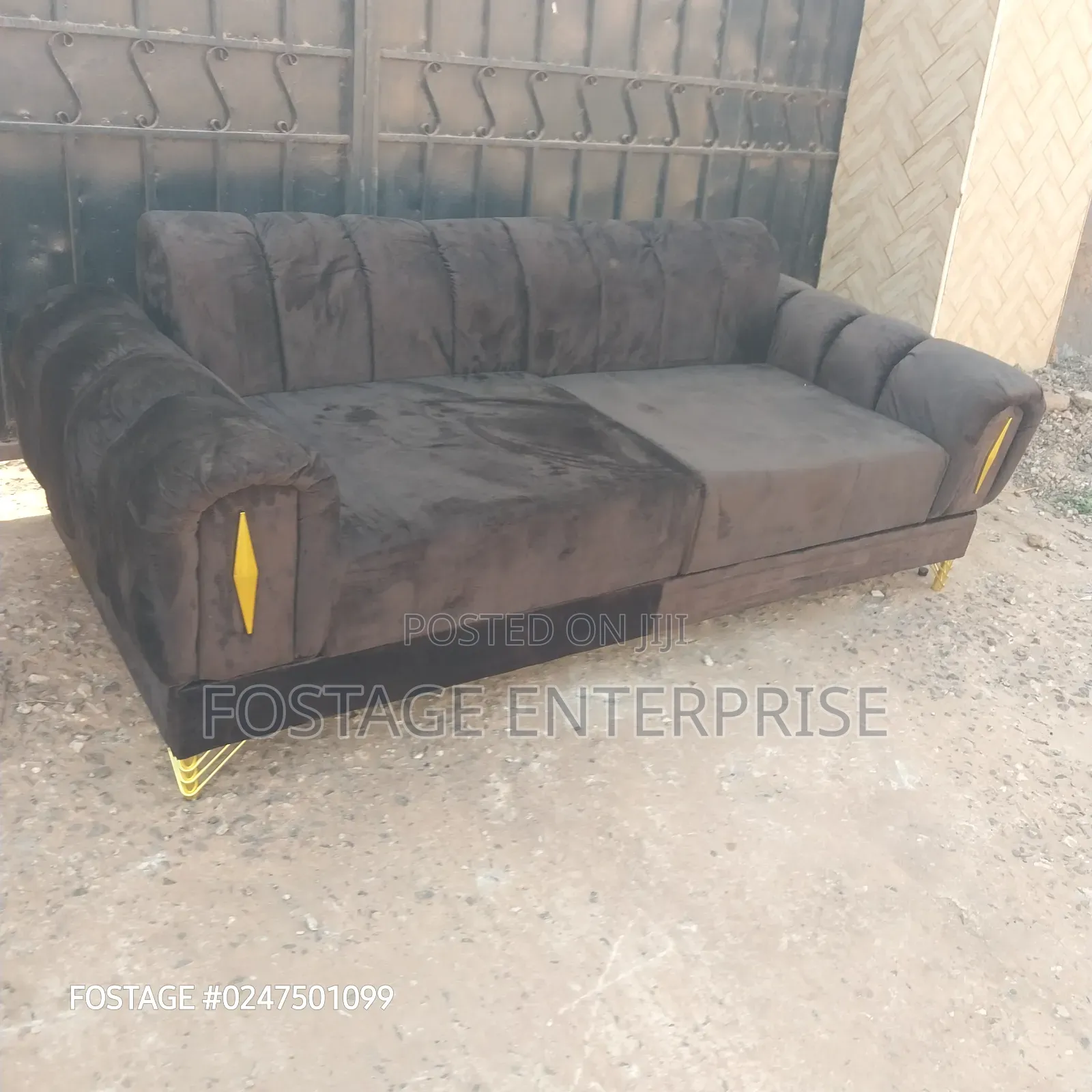 High Quality 3 in 1 Brown Sofa