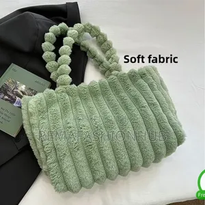 Fluffy Tote Bag With Matching Hat (2in1). Other Colours Available