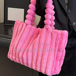 Fluffy Tote Bag With Matching Hat (2in1). Other Colours Available