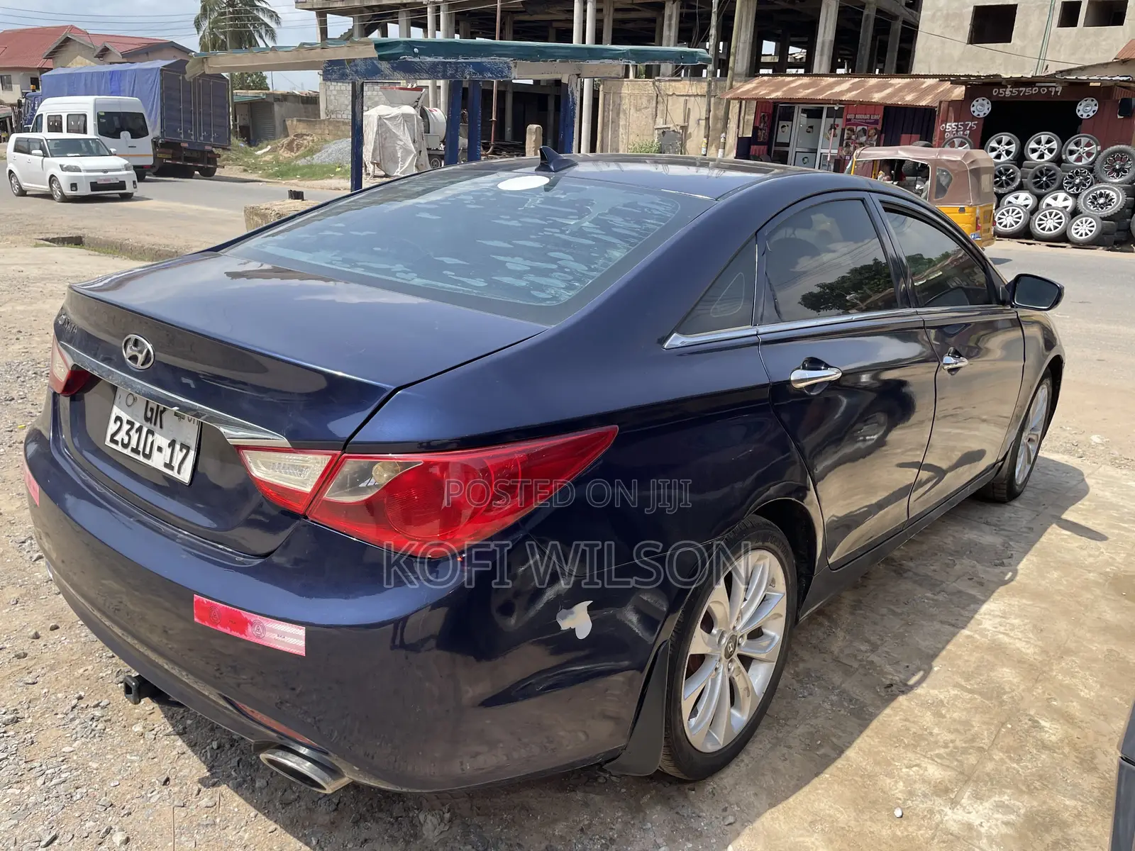 Hyundai Sonata Limited 2.0T Sedan (2.0L 4cyl 6A) 2011 Blue
