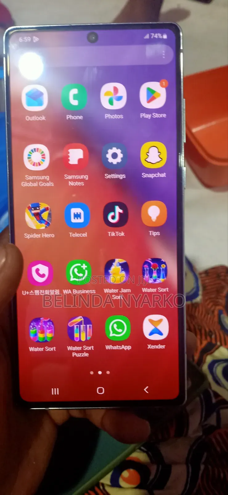 Samsung Galaxy Note 20 5G 256 GB Red