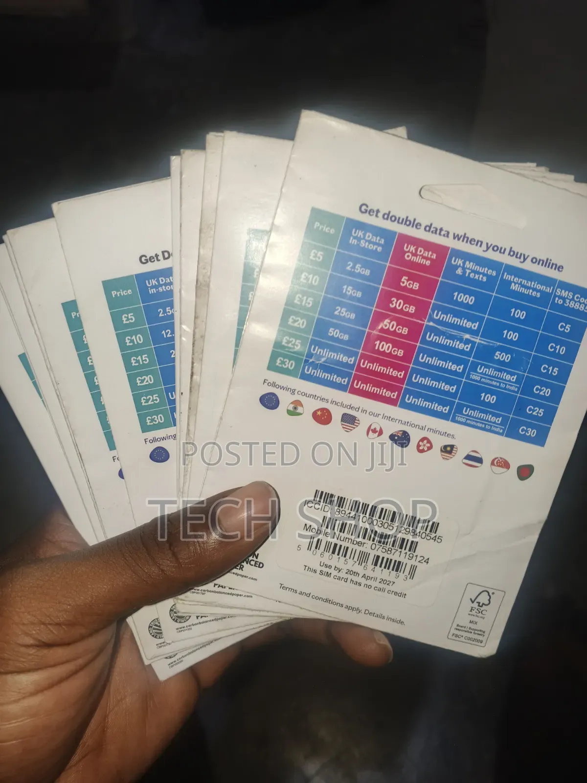 Lebara UK Sim Card + £5 Credit
