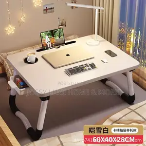 Foldable Study Table With Drawer