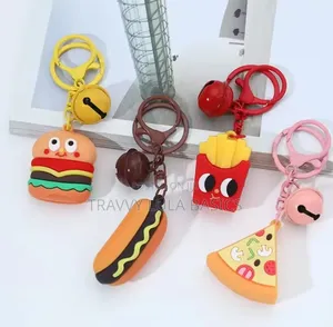 Mini Key Chains Mix Food Memes