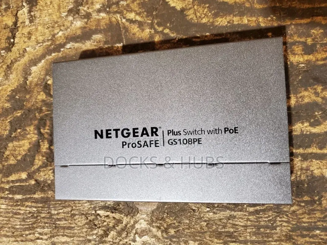 NetGear 8-Port PoE Gigabit Ethernet Plus Switch (GS108PEv3)