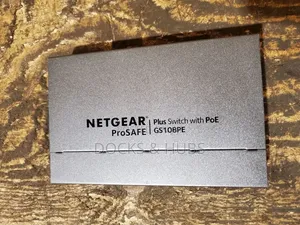 NetGear 8-Port PoE Gigabit Ethernet Plus Switch (GS108PEv3)