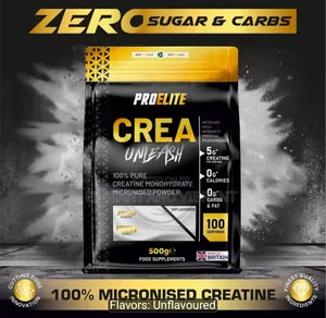 Creatine Monohydrate Powder 500g Unflavoured-100 Servings,Micronised