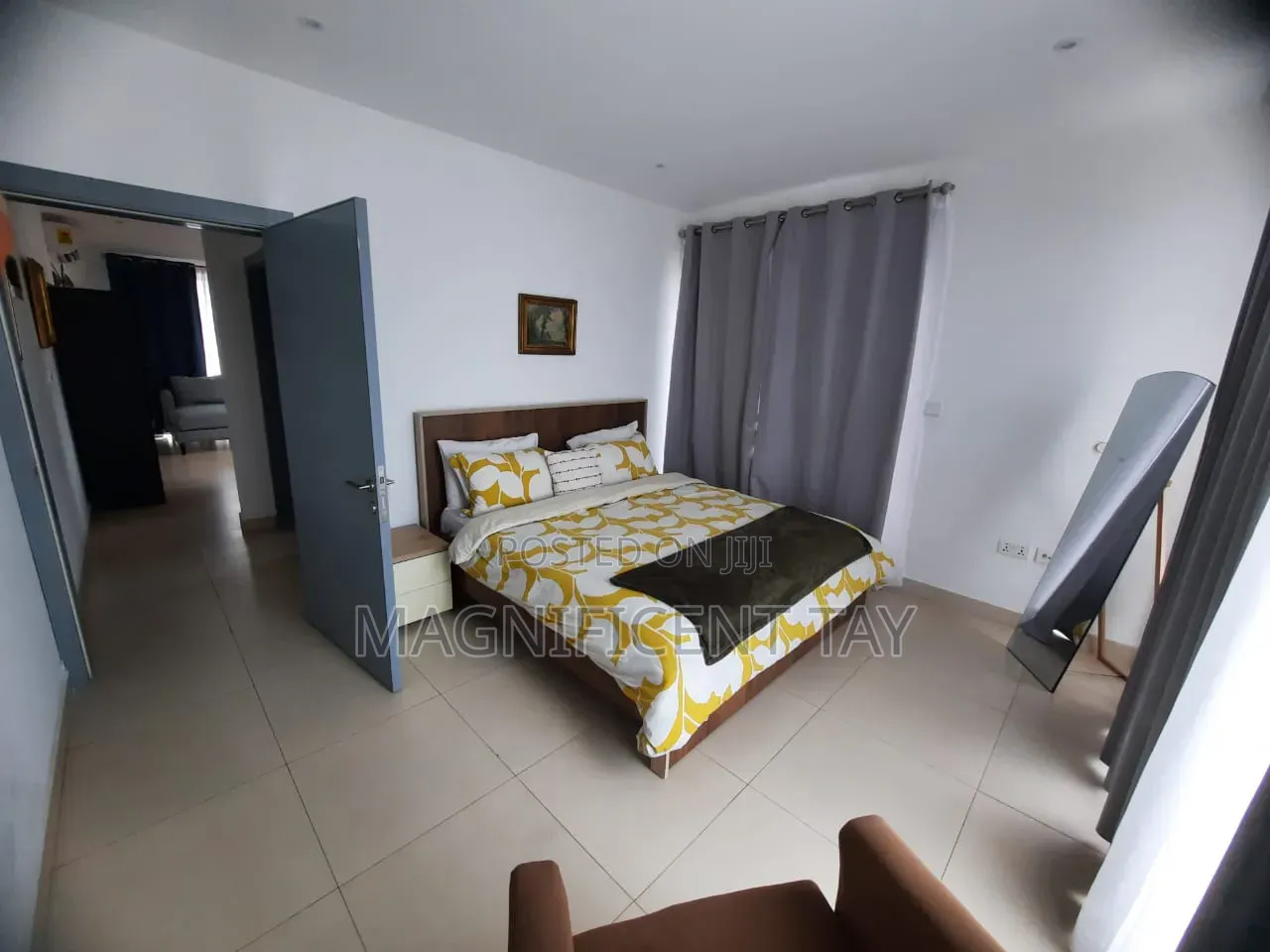 Furnished 1bdrm Apartment in Magnificent, Coffee Shop Area for rent