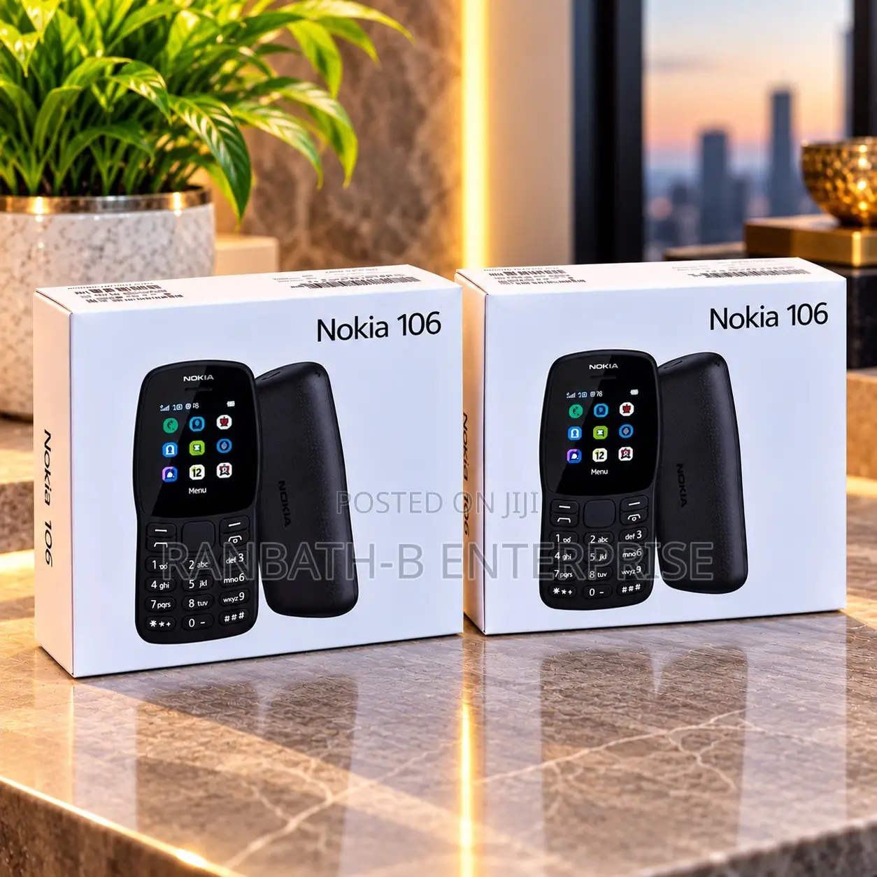 New Nokia 106 Black