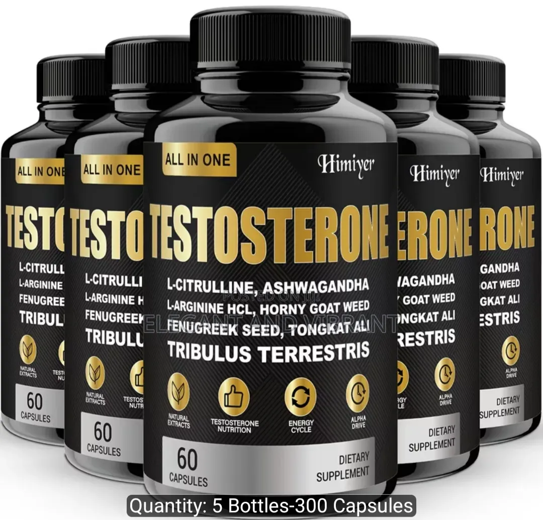 Testosterome Capsules for Men With Tongkat Ali, Horny Goat Weed, Etc