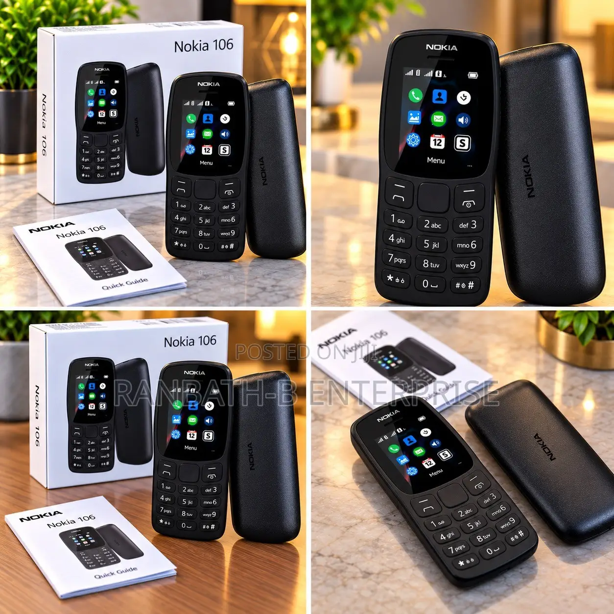 New Nokia 106 Black