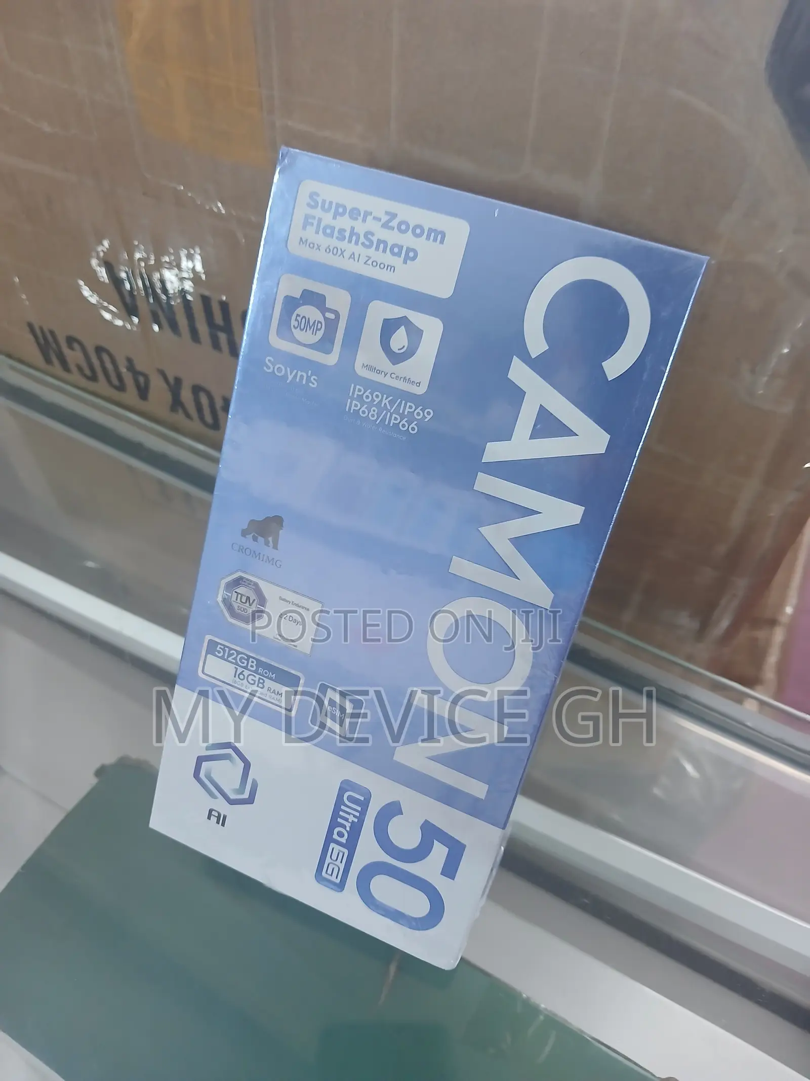 New Tecno Camon 50 Ultra 512 GB Gray