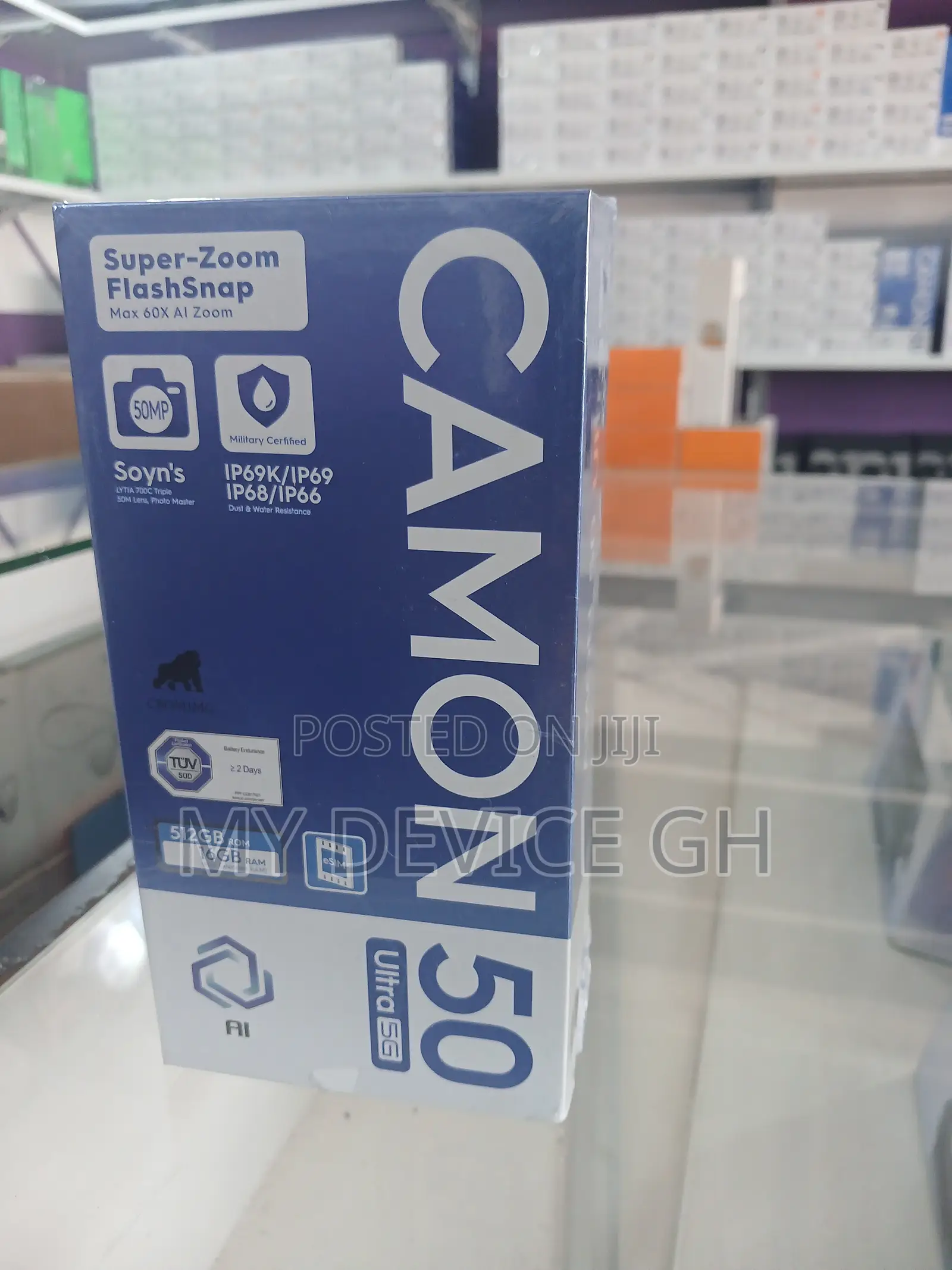 New Tecno Camon 50 Ultra 512 GB Gray