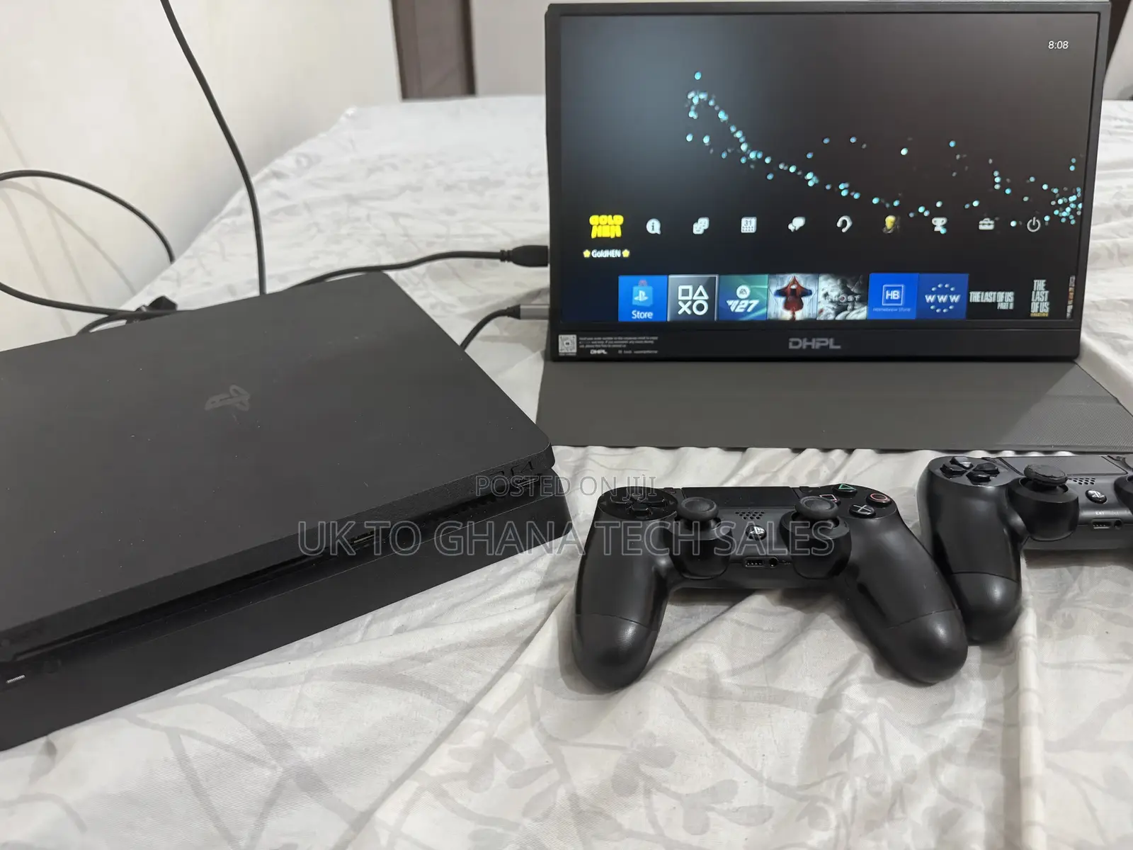 PS4 Slim Jailbreak 1TB 20+ Games Available