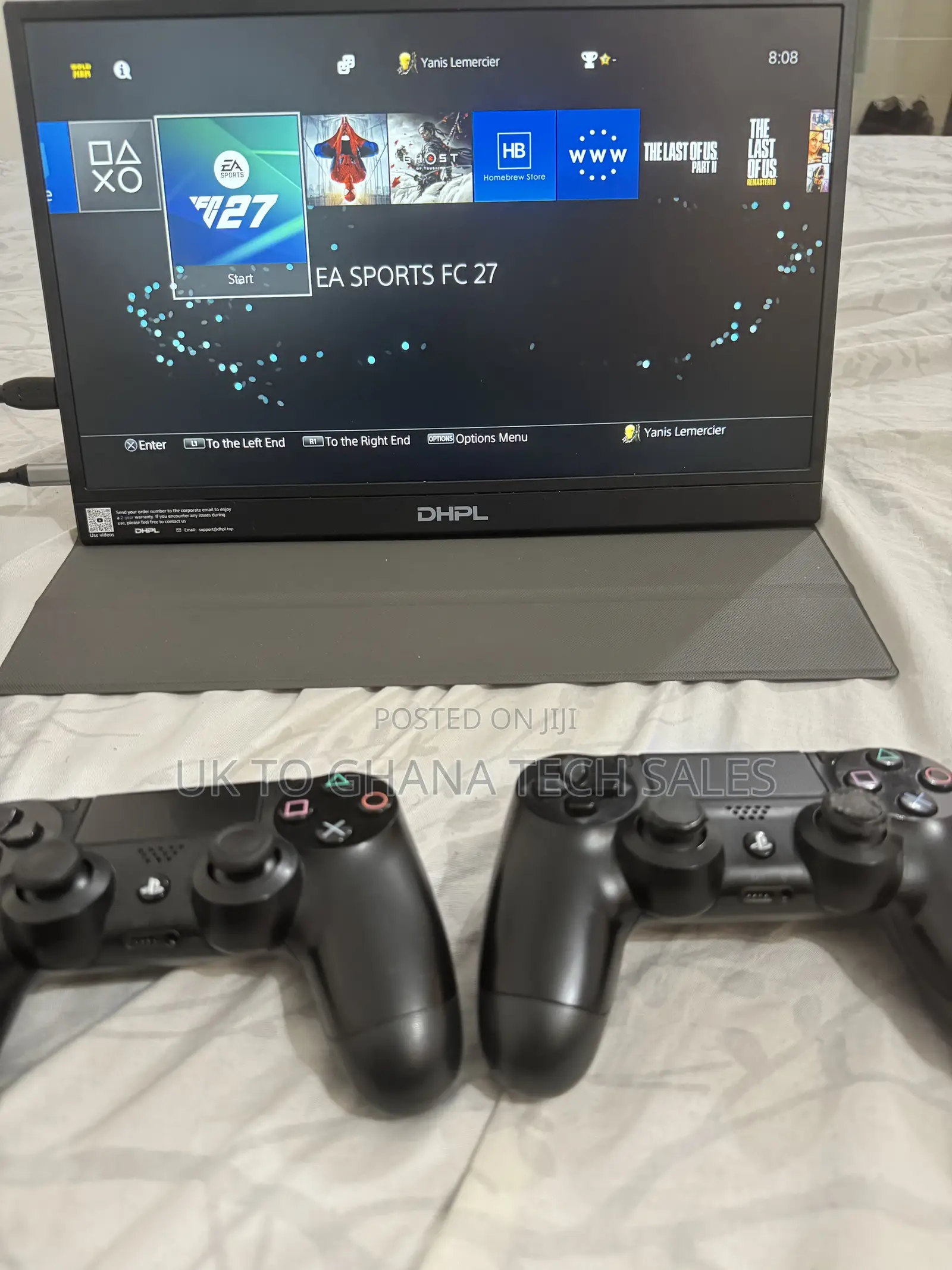 PS4 Slim Jailbreak 1TB 20+ Games Available