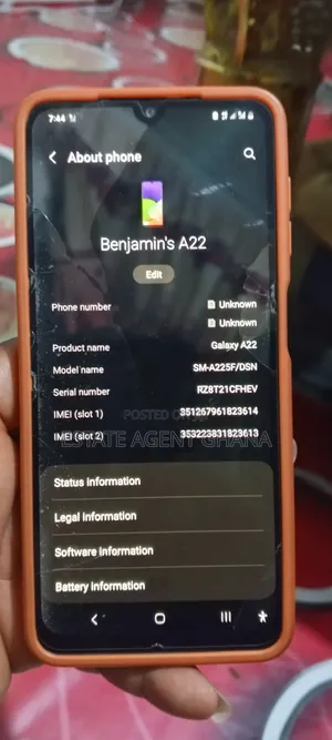 Samsung Galaxy A22 128 GB Black