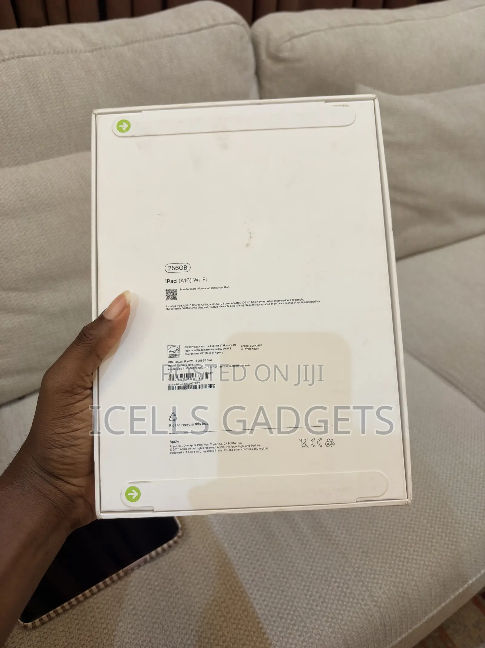 New Apple iPad (2025) 256 GB Blue