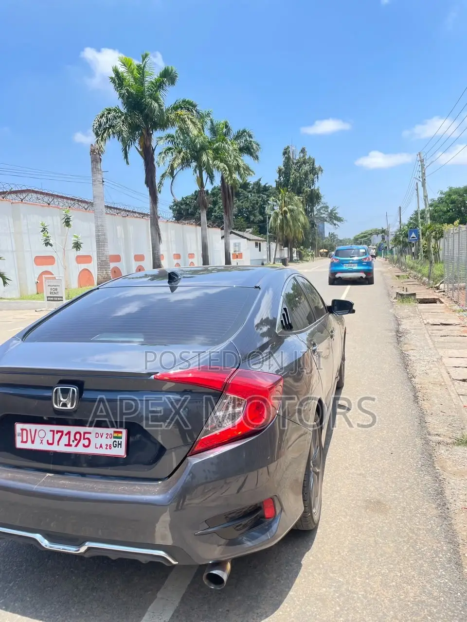 Honda Civic EX Sedan 2019 Blue