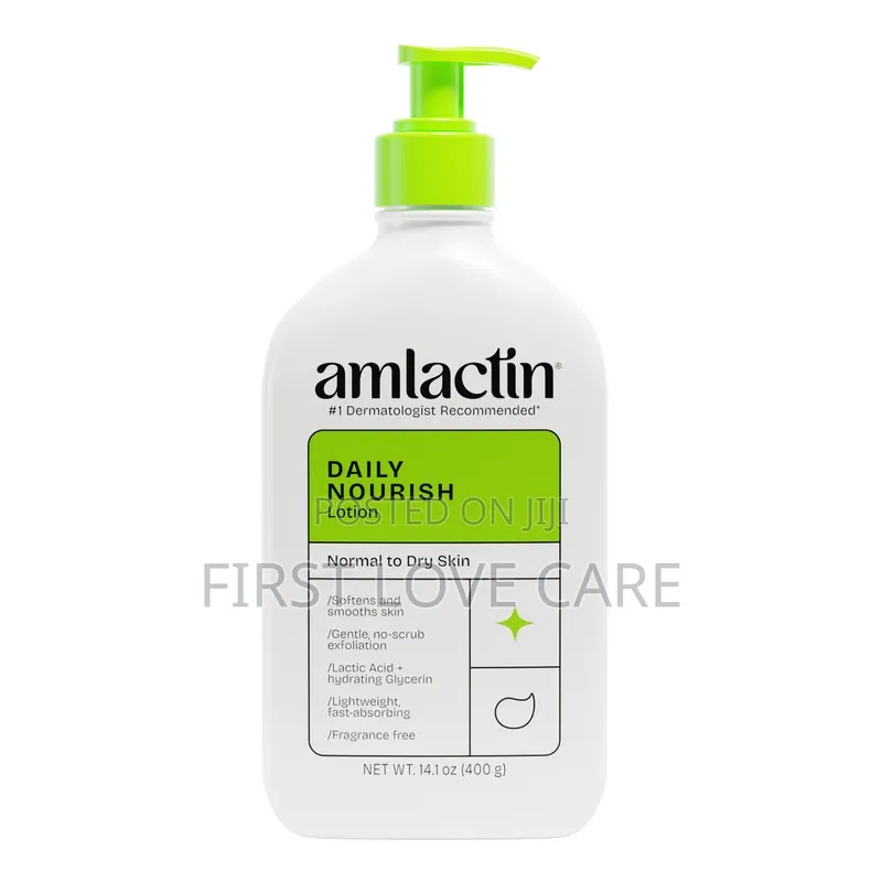 Amlactin Daily Nourish Lotion 12% Lactic Acid 400g Everyday Exfoliant