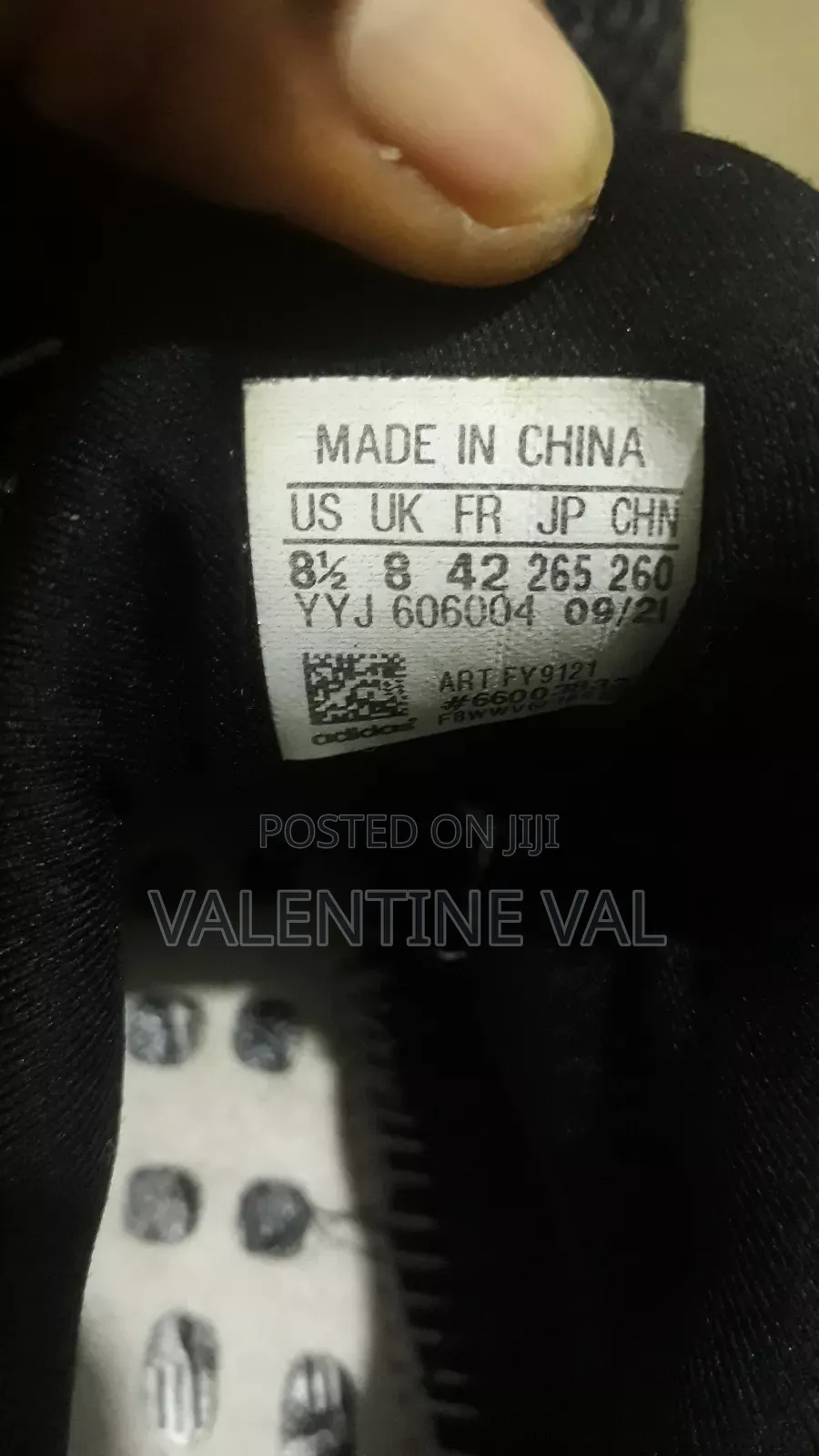 Adidas Ultra Boost Size 42 Black
