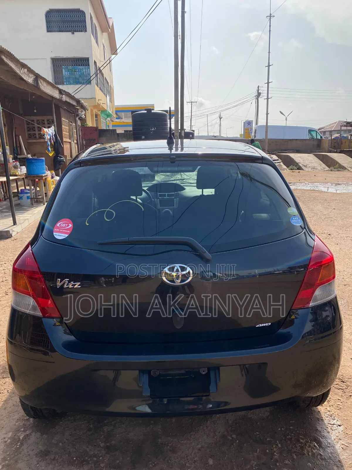 Toyota Vitz 1.3 AWD 3dr 2010 Black