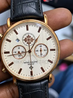 Patek Philippe Genēve-Branded Chronograph Style Wristwatch